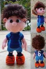 rugby elf doll