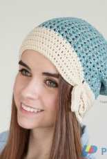 Hopeful Honey - Olivia Kent - Ivory Ocean Slouchy Beanie- Free