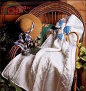 Peggy Longshore - Wheelchair Lapghan - Braided Cable - Free
