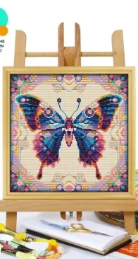 Awesome Pattern Studio - CS555-1 - Mandala Butterfly