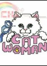 Cat Woman from American School of Needlework ASN 3653 Kitty Talk PCS + XSD
