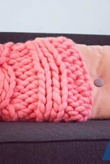 Yarnplaza- Phil Big Cable Pillow by Yarnplaza.com -Free