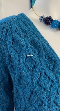 Tulips Cardigan by Jeri Riggs-Free