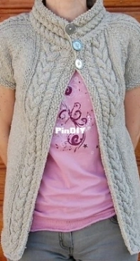 Joy! Cardigan - Lara Simonson - KnotEnufKnitting