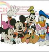 The Gangs All Here from Leisure Arts 3095 Mickey and Friends