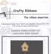 crafty ribbons larkspur bird house