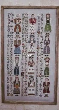 Little House Needleworks - Calendar Girls LHNCG-01 January, LHNCG-02 February, LHNCG-03 March, LHNCG-04 April, LHNCG-05 May, LHNCG-06 June, LHNCG-07 July, LHNCG-08 August, LHNCG-09 September, LHNCG-10 October, LHNCG-11 November, LHNCG-12 December XSD