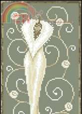 Vervaco 36.374 Cream dress Moskou pcs
