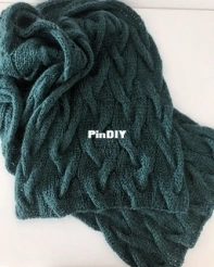Many Cables Scarf by Victoria Chaplina