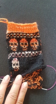 Spooktacular Socks by Knitting Nani Thelma-Free