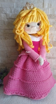 Pontos de Algodão - Eliane Abdanur - Princess - Princesa Aurora - Portuguese
