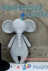 Little Happy Crochet  - Tine Nielsen - Little Happy Circus - 2016 -  Danish