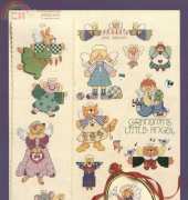 American School of Needlework 3684 - 101 Folk Art Angels