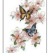 Bucilla 40460 Butterflies & Dogwood