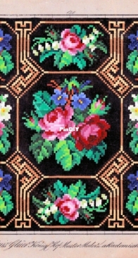 Berlin Woolwork - Louis Glüer 6084 Floral Sampler SAGA