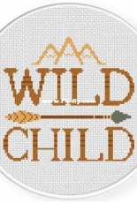 Daily Cross Stitch - Wild Child