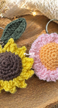 Keychain flowers