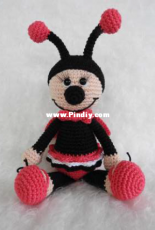 Roosjes Haakbeestjes - Roos van Asperen - Ladybug Lola - Lola the Ladybug - Dutch