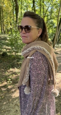 Gek op Haken - Draadliefde - Teuni Klok - Scarf Beautiful in simplicity - Sjaal Mooi van eenvoud - Dutch
