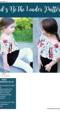 Ellie and Mac - Be The Leader Top and Romper - Sizes 6/12 Months - 14 Years