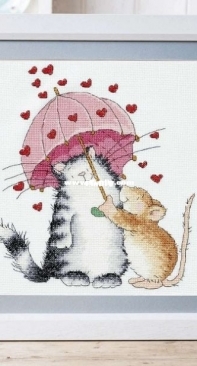 Just the Two of Us by Margaret Sherry from The World of Cross Stitching TWOCS 303 PCS + XSD