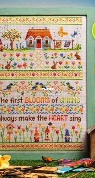 Bloomin' Gorgeous - Spring Sampler by Maria Diaz from Cross Stitcher 367 PCS + XSD