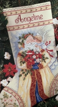 Dimensions 8479 - Victorian Santa Stocking XSD