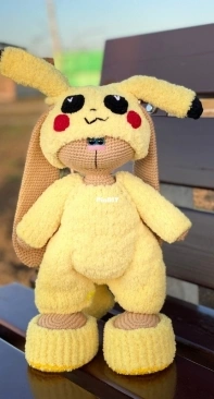 Gala Toys Shop - Galina Ptashkina - Pikachu Costume Only
