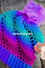 Jules Loves Yarn - Julie Schappert - Sweetly Swirling Convertible Beanie