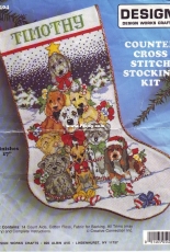 Design Works Crafts - 5404 Dog Tree Stocking