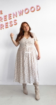 Les Perlines - Greenwood Dress - Sizes AA-O