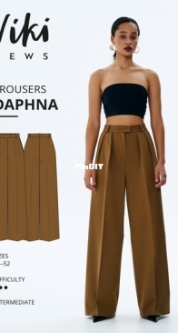 Viki Sews - Daphna Trousers - Size 34