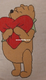Winnie the pooh with heart.