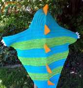 Snappy Tots- Heidi Yates - Snap, the hooded dragon blanket