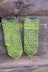 Icy Crystals Mittens by Natalia Moreva -Free
