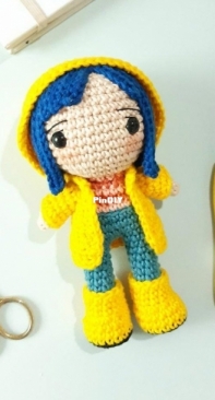 Linhas de algodao - Andreza Andrade - Coraline - Coral -  Portuguese
