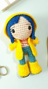 Linhas de algodao - Andreza Andrade - Coraline - Coral -  Portuguese