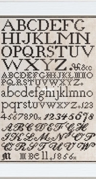 Modern Folk Embroidery - M. Bell 1856