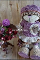 Crochet Bunny Art - Irina Tarasova - Crochet Boho set - Dutch