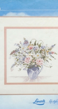 Lanarte 33878 Flowers in Blue Vase PCS