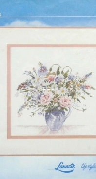 Lanarte 33878 Flowers in Blue Vase PCS