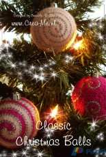 Crea Me And You - Carola van Groen - Classic Christmas Balls - English