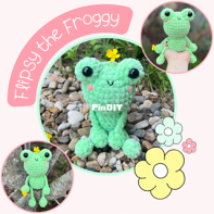 Kawaii cuddle bug - Julie Star - Julie Scissorhands - Flipsy the Froggy - Free