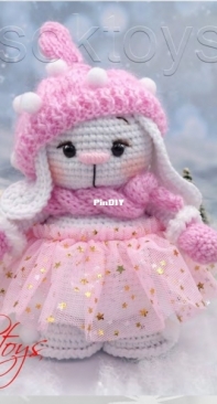 Tatsok Toys - Tatyana/Tatiana Sokolova - Татьяна Соколова - Bunny - Снегозайка - Russian