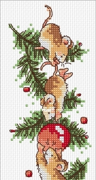 Sherry Lewis Kits SLKD27 Bauble Mice by Margaret Sherry PCS + XSD