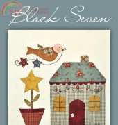Shabby Fabrics-Country Cottages-Block 7