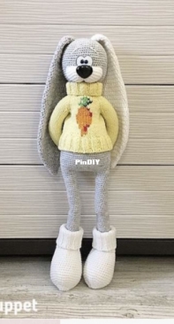 Cozy Puppet - Oksana Zibnitskaya - Rabbit Krol - Russian