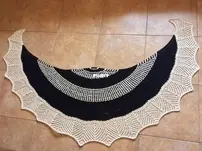 Different Light Shawl by Justina Lorkowska