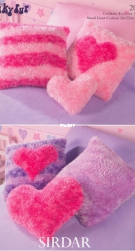 Sidar 2098 funky fur cushions knitting - Free