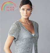 Unknow Designer-Cap Sleeve Lace Cardigan-pullout from PRIMA Magazine-2012-05